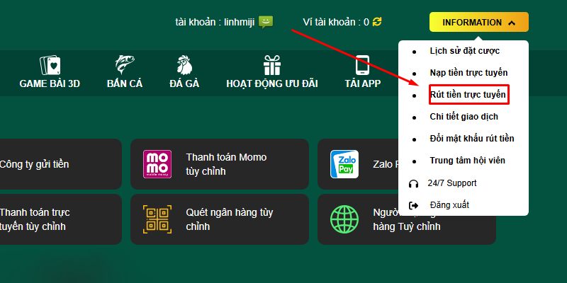 Rút Tiền OK365 - Quy Trình Đơn Giản, Nhận Tiền Ngay Tức Thì